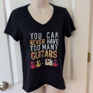 Gildan Too Many Guitars T-shirt